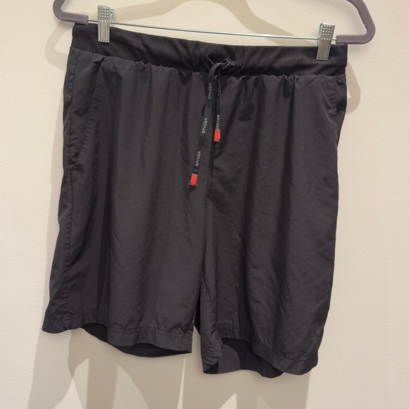 Spyder Active Mens Black Athletic Shorts Size Large - Picture 1 of 8